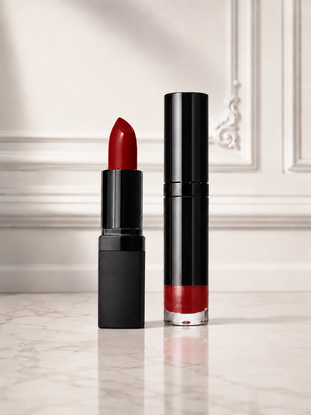 Firewoman Glass-Shine Lip Duo RED