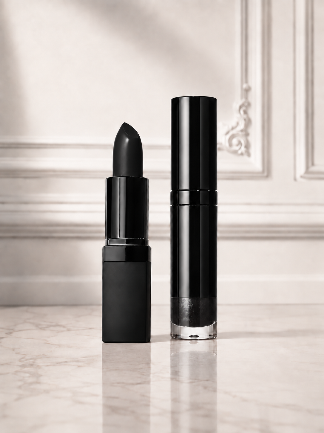 Firewoman Glass-Shine Lip Duo BLACK
